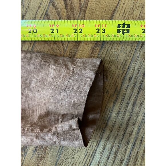 JENNI KAYNE Brown Linen Jacket Blazer Women's Size Small - Picture 9 of 9